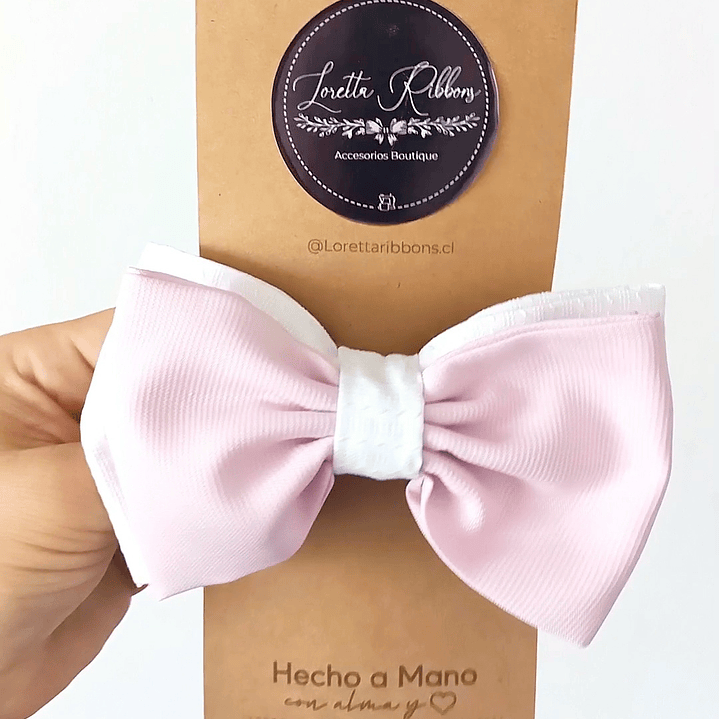 Maxilazo Catalina Blanco y Rosa 1