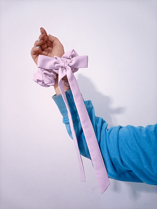 Scrunchie Especial anudable Rosa 💕