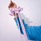 Scrunchie Especial anudable Rosa 💕 - Miniatura 1