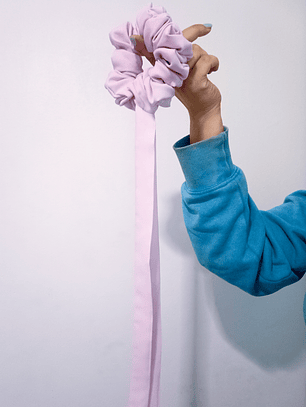 Scrunchie Especial anudable Rosa 💕