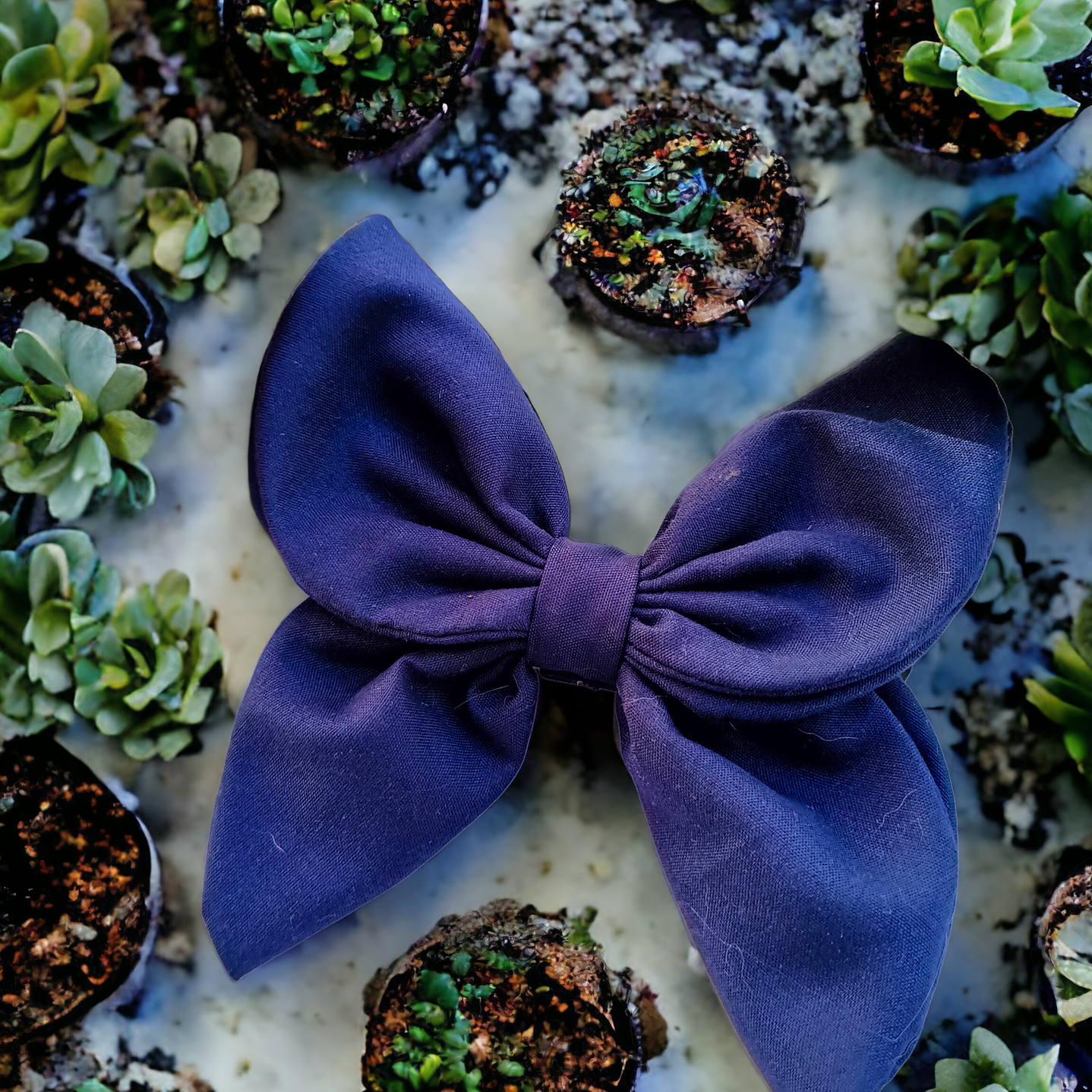 Traba Mariposa Azul Marino 2