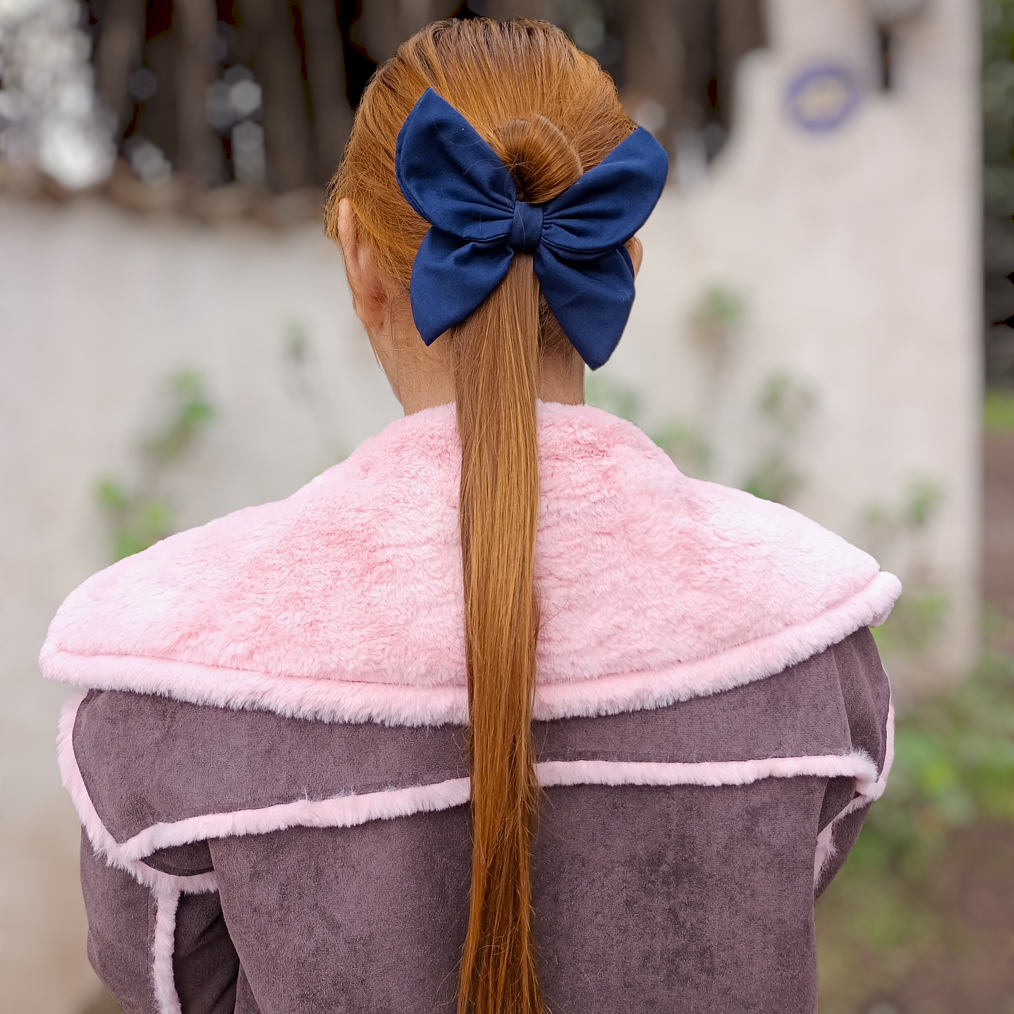 Traba Mariposa Azul Marino 1