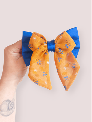 Maxilazo Isabella Primavera Mostaza 💛💙💙