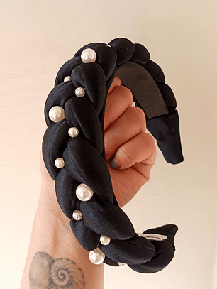 Cintillo Especial trenzado Negro 🖤