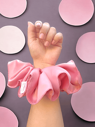 Scrunchie Rosado