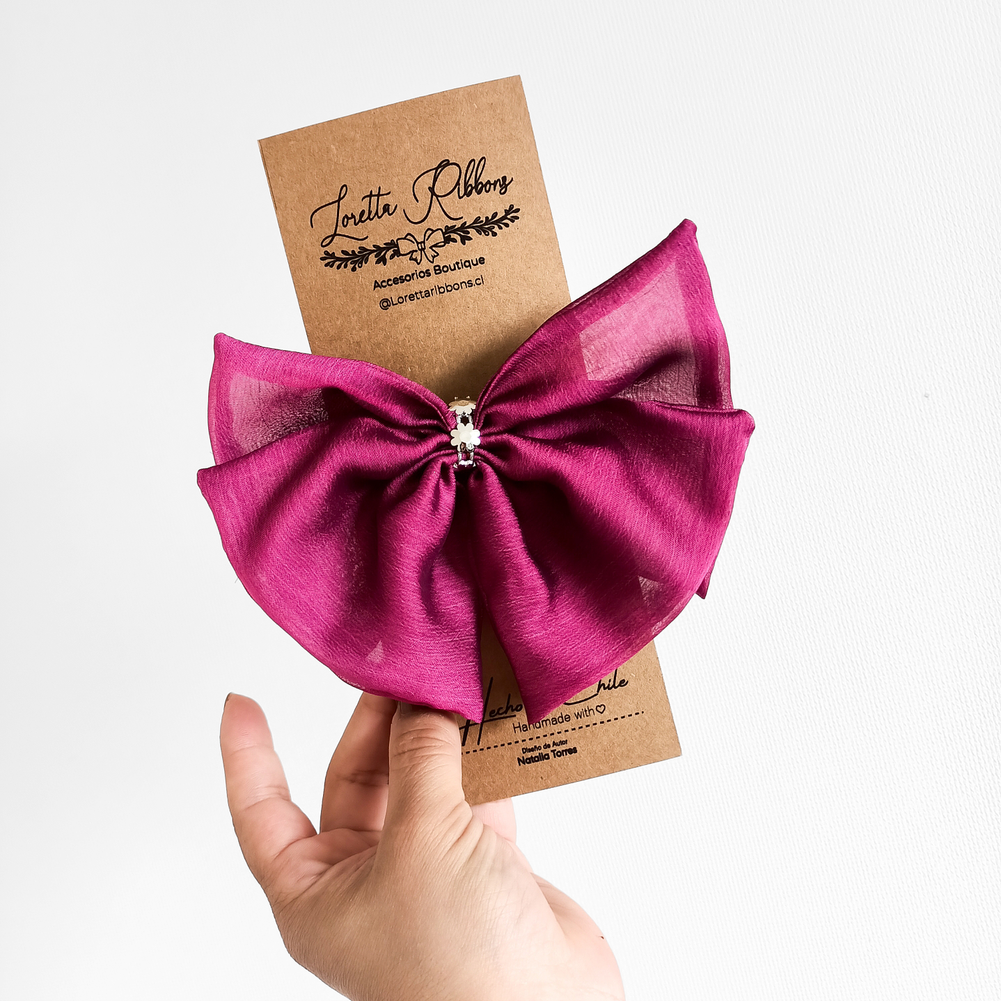 Maxilazo Mariposa doble Fucsia 💕 1