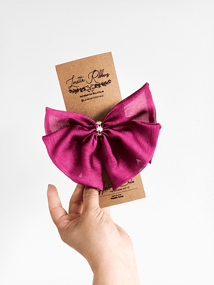 Maxilazo Mariposa doble Fucsia 💕