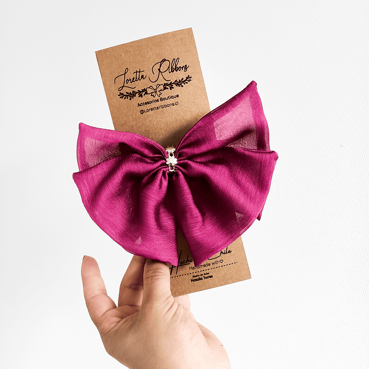 Maxilazo Mariposa doble Fucsia 💕 1