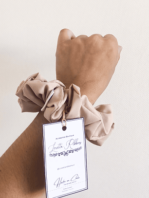 Scrunchie Beige 