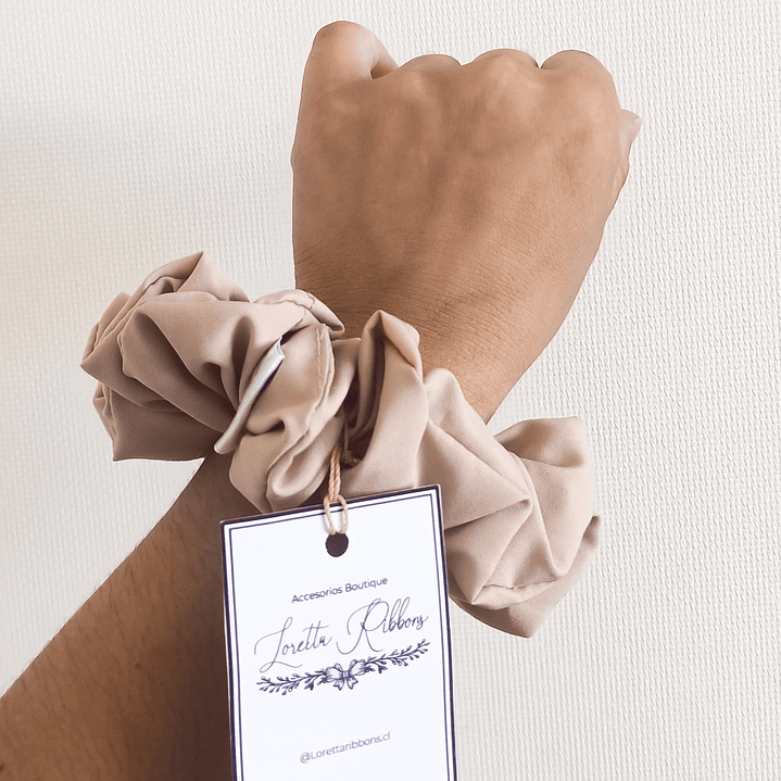 Scrunchie Beige  1
