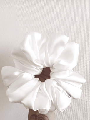 Scrunchie Blanco