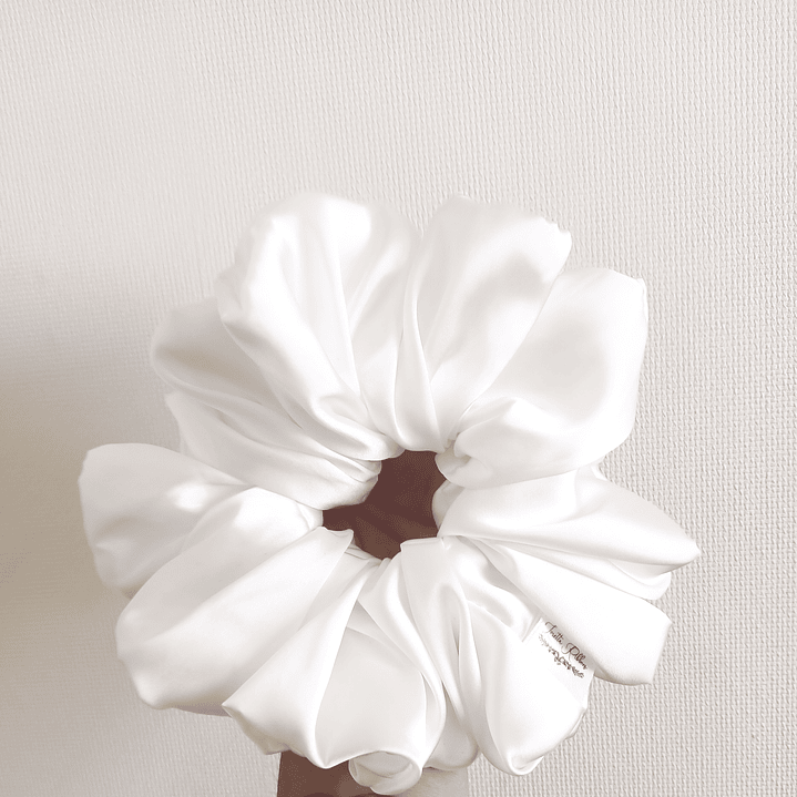Scrunchie Blanco 1