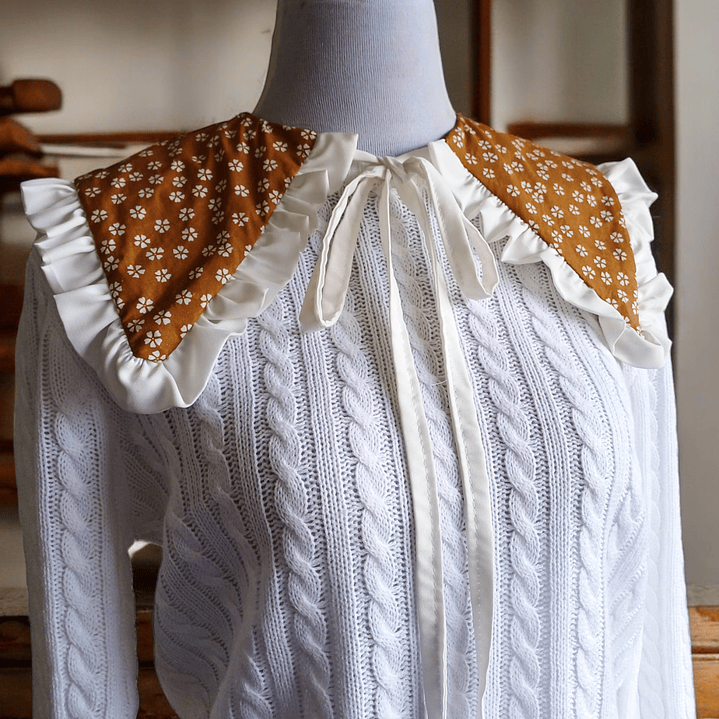 Cuello intercambiable con volantes 1