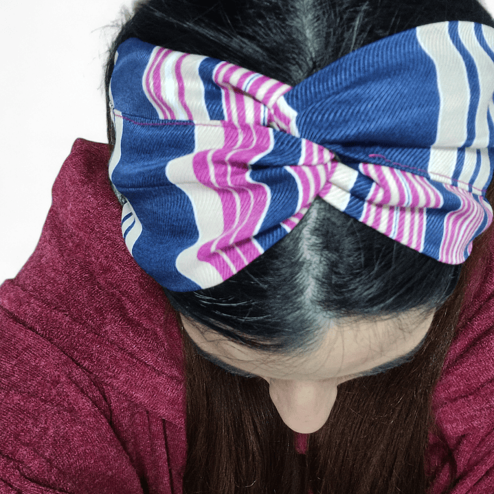 Cintillo turbante multicolor 2