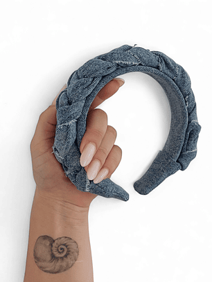 Cintillo Denim trenzado