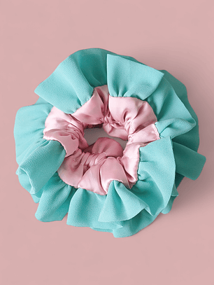 Superscrunchie Especial Rosa y menta