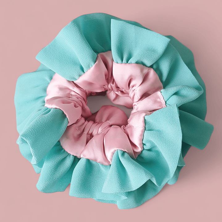 Superscrunchie Especial Rosa y menta 2