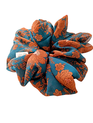 Scrunchie Rosas Café