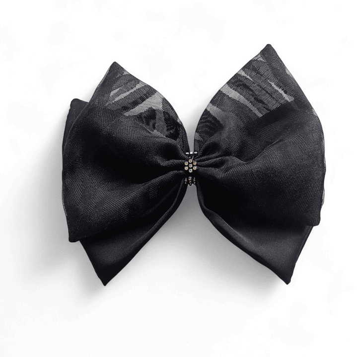 Maxilazo Mariposa Doble negro transparencia 1