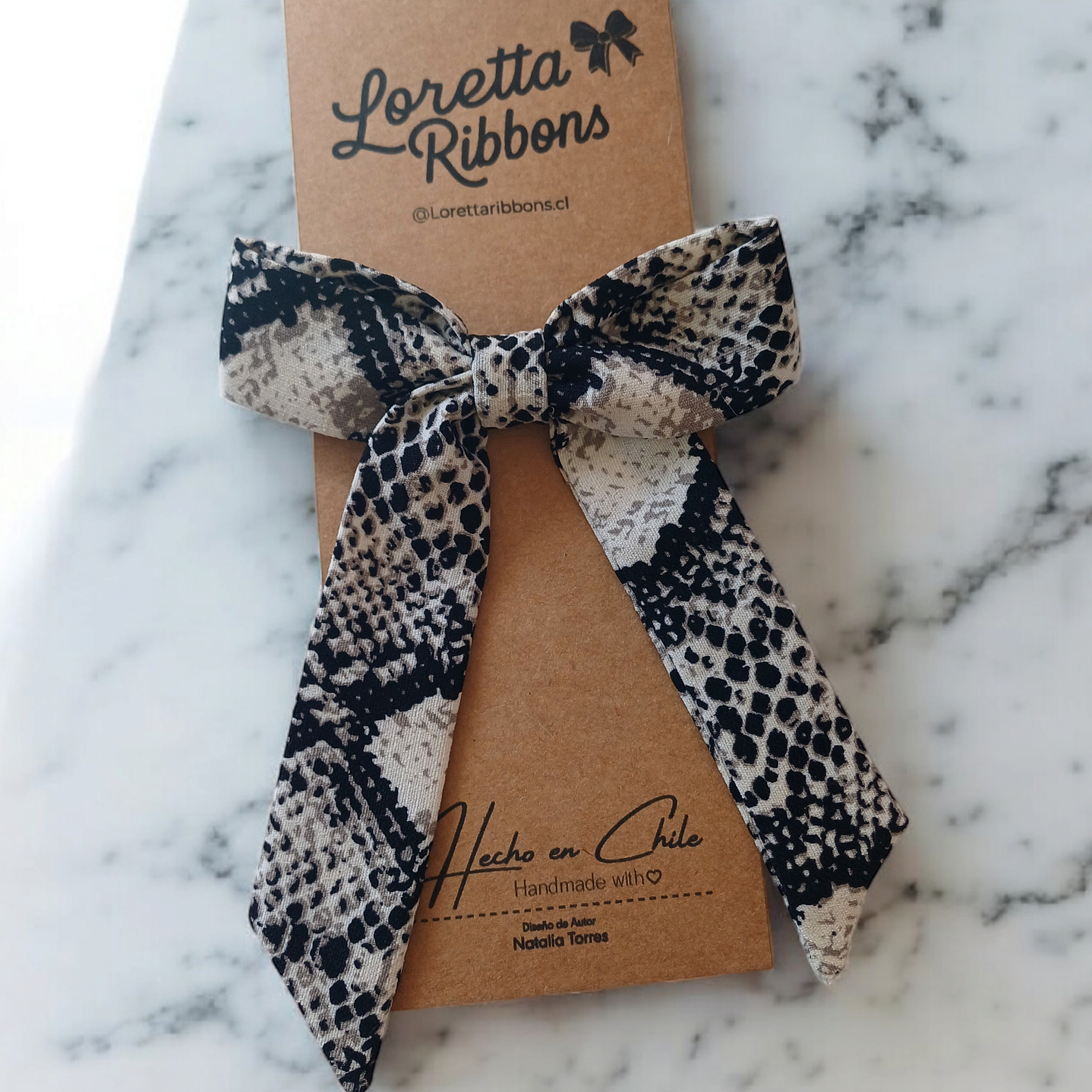 Lazo Lily Print Serpiente 🐍  1