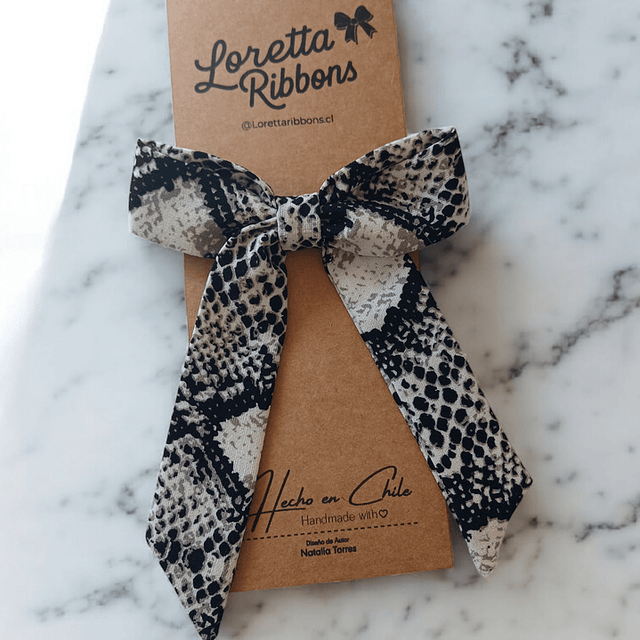 Lazo Lily Print Serpiente 🐍  1