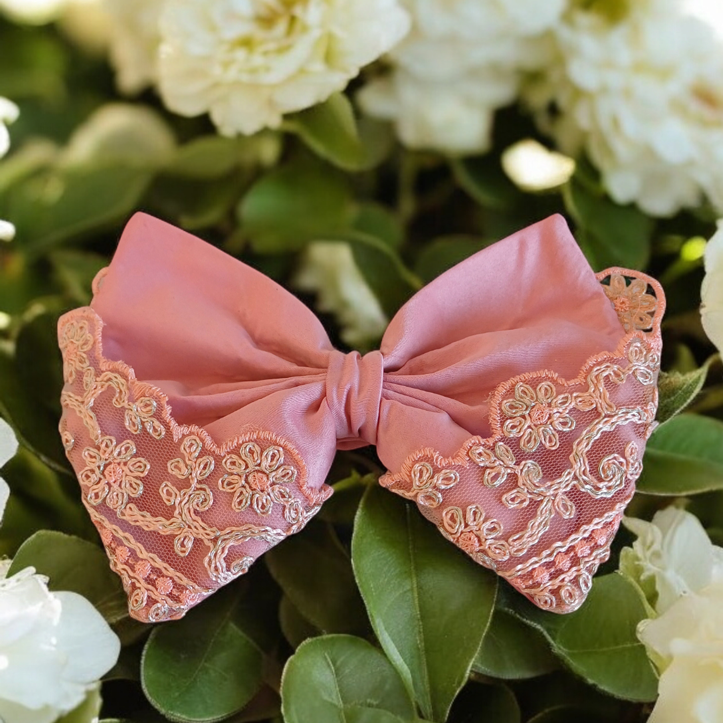 Maxilazo Primavera Rosa Encaje  2