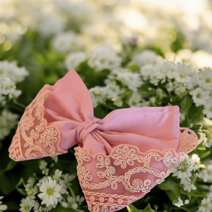 Maxilazo Primavera Rosa Encaje  1