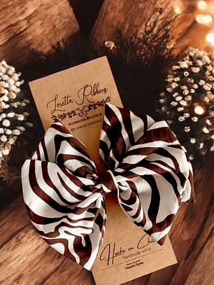 Maxilazo Mariposa Doble Café ptint