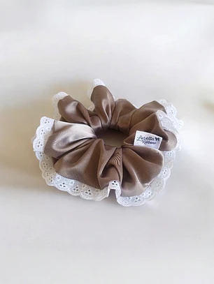 Scrunchie Especial Gris Plata