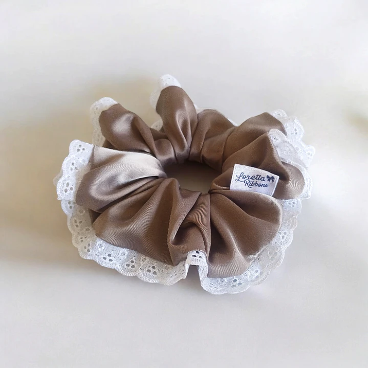 Scrunchie Especial Gris Plata 1
