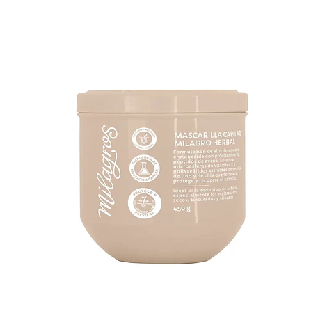 Mascarilla Milagro Herbal Milagros