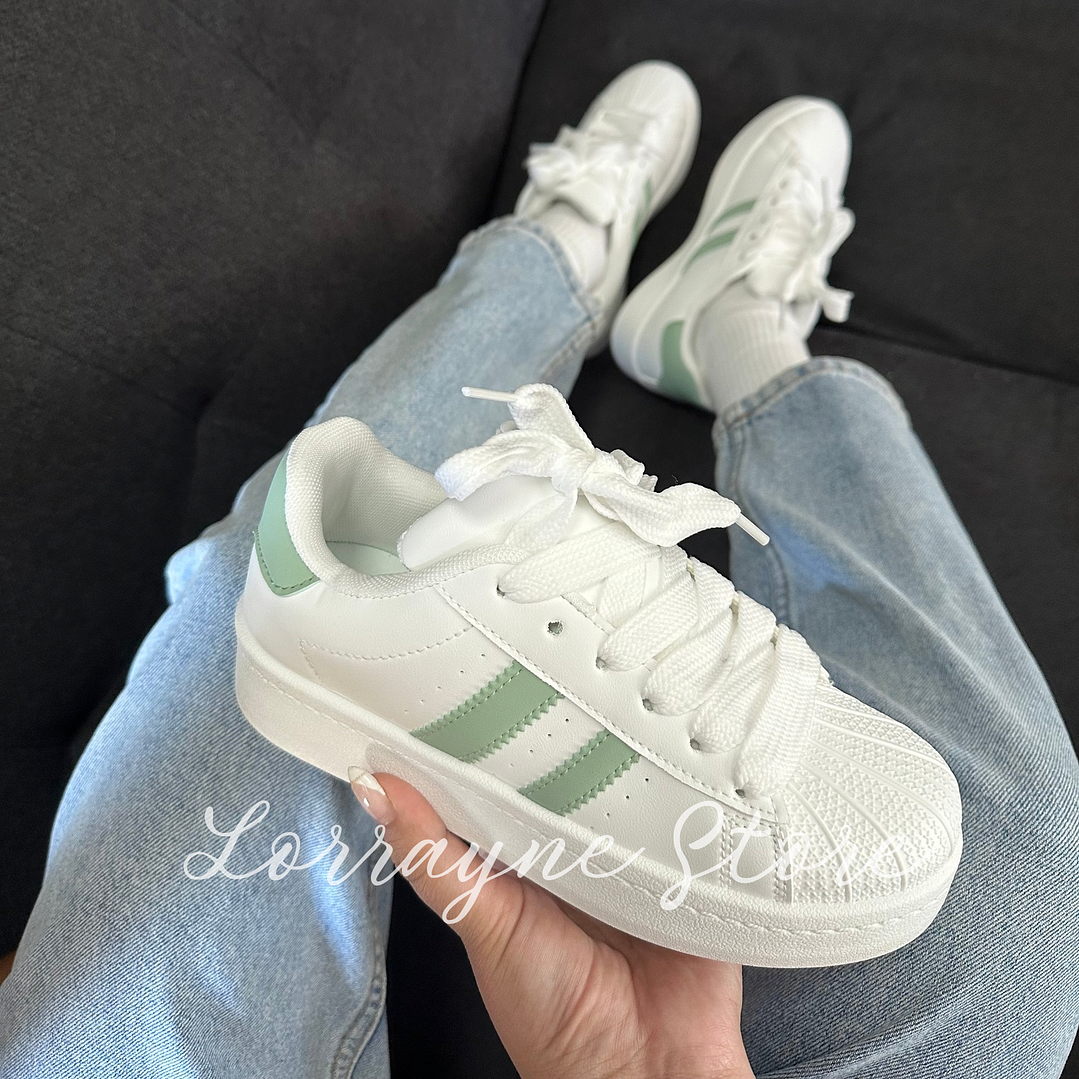 Zapatilla Lucca - Blanco / Verde 2