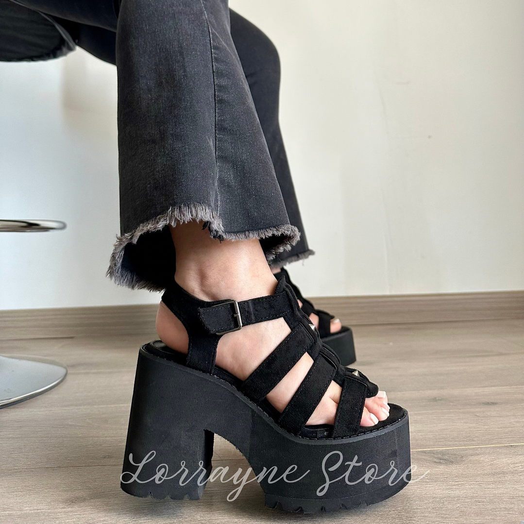 Sandalia Paris Gamuza 2