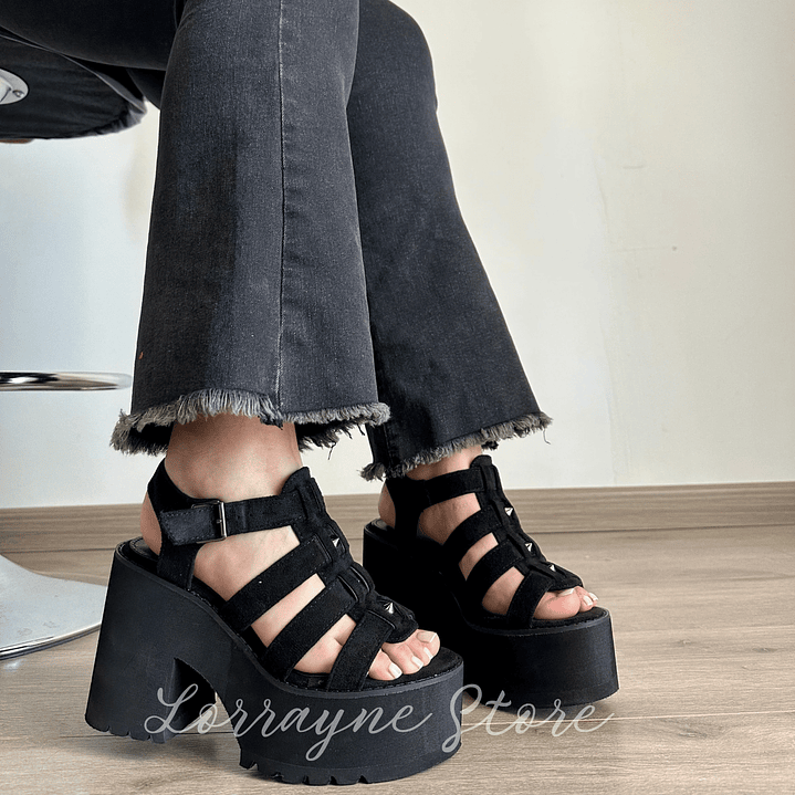 Sandalia Paris Gamuza 3