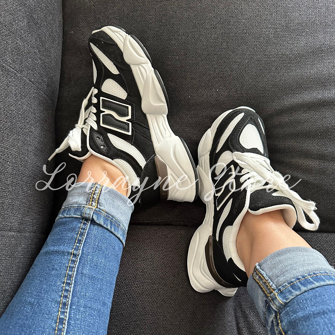 Zapatilla Suecia - Black/White 2