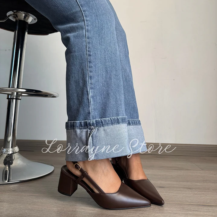 Stiletto Gales Brown 5