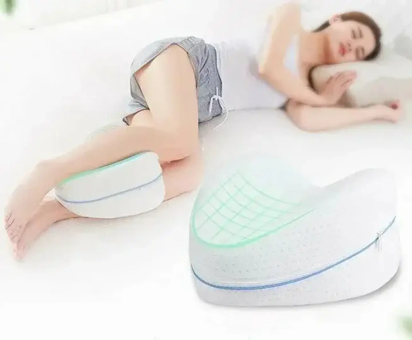 Almohada Ergonómica Apoyo Piernas Rodillas Ortopédico 3