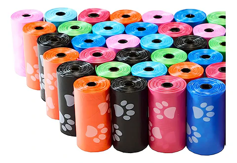 450 Bolsas Desechos Perros Retirar Caca Mascotas Popo Heces