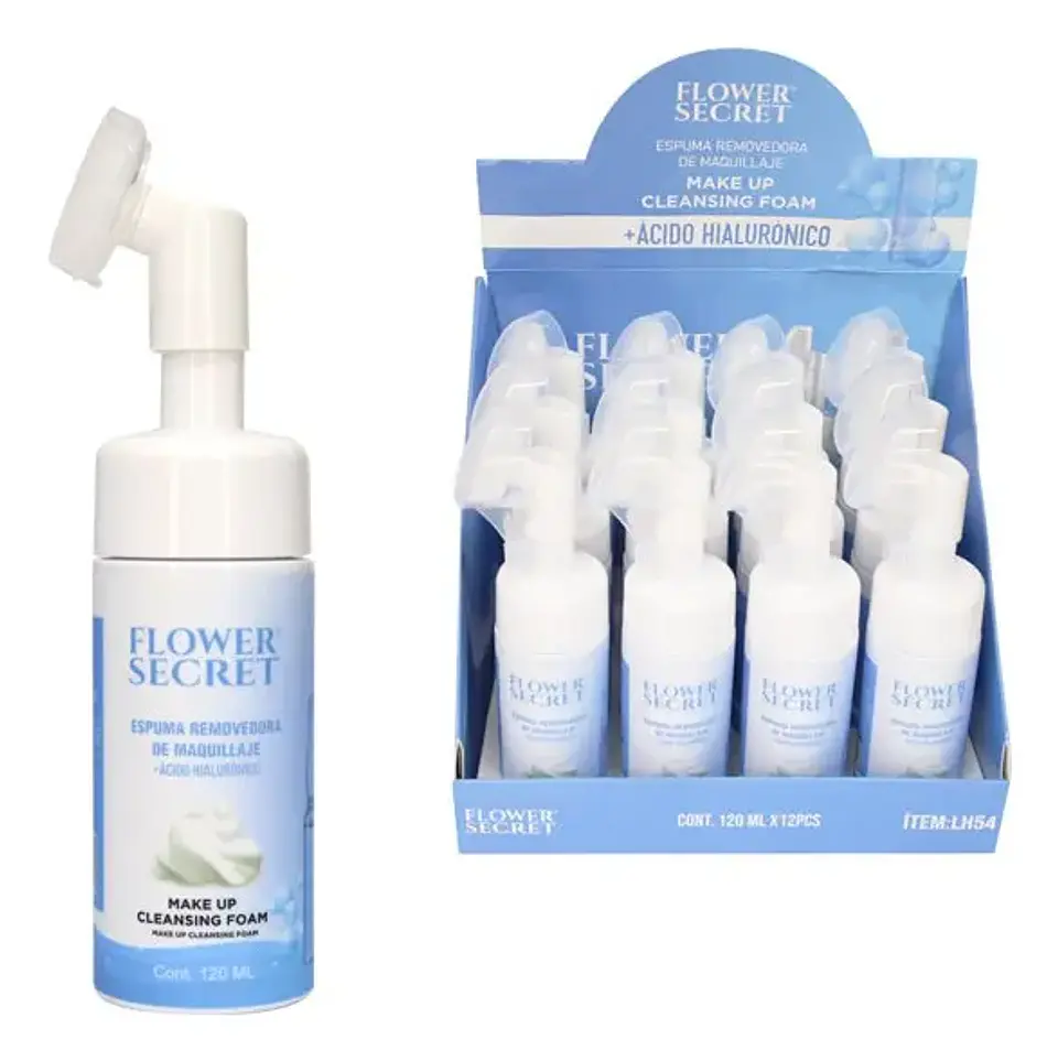 Espuma Removerdora De Maquillaje Acido Hialuronico 120ml 1