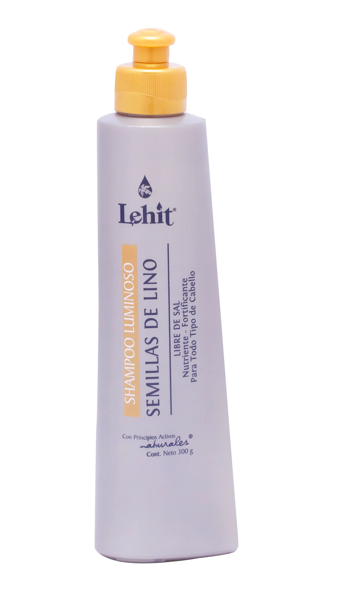 Lehit Shampoo Semillas de Lino Libre de Sal