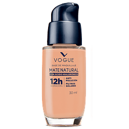 Vogue Base Liquida MATENATURAL 12h, Tono Arena