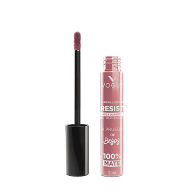 Vogue Labial Liquido Resist,  Tono Natural 