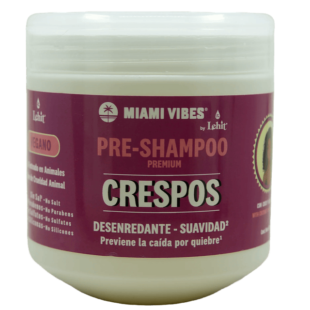 Lehit Pre - shampoo crespos Miami Vibes x 500 g 