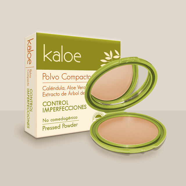 Kaloe Polvo Compacto Control Imperfecciones BRONCE