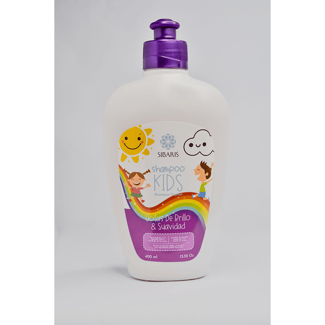 Sibaris Shampoo Kids Gotas de Brillo y Suavidad x 400 ml 