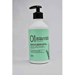 Sibaris Shampoo Biotina, Elastina, Romero y Menta x 350 ml 