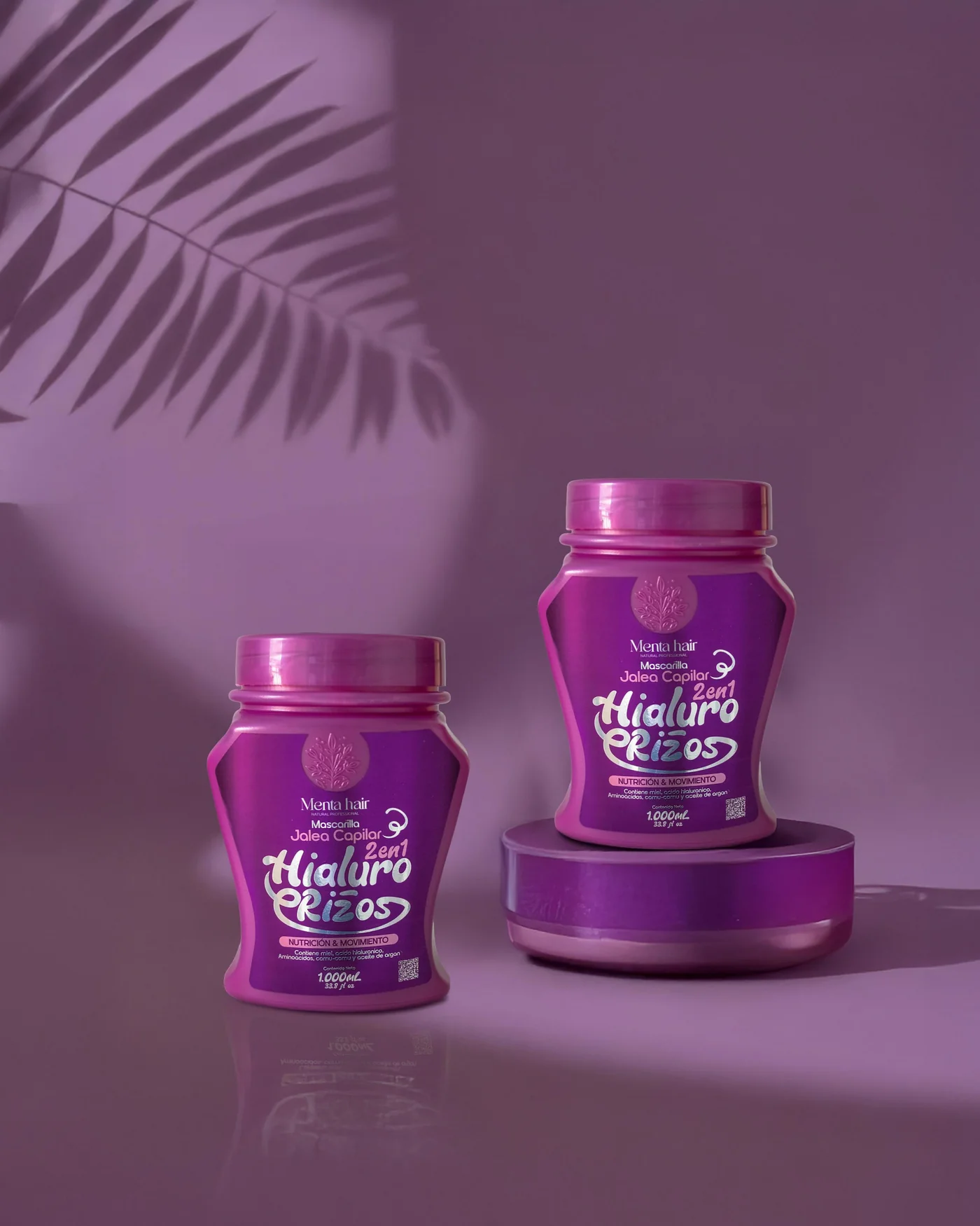 Menta Hair Jalea Capilar en Hialuro Rizos X1000ml - Main Image