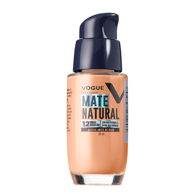 Vogue Base Liquida MATENATURAL 12h: Avellana