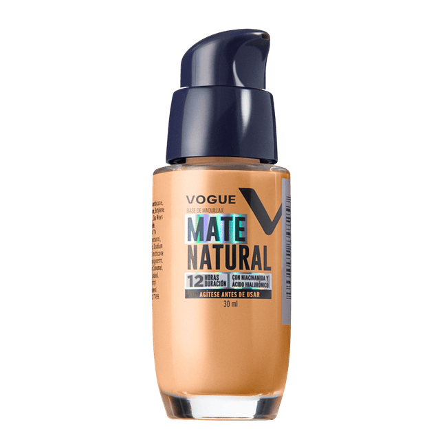 Vogue Base Liquida MATENATURAL 12h: Bronce
