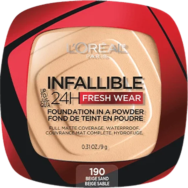 L´oreal Polvo Infallible 24 H FRESHWEAR, Tono  Beige Sand 190 